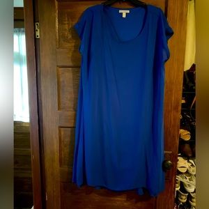Nice, royal blue dress, worn once, size XL